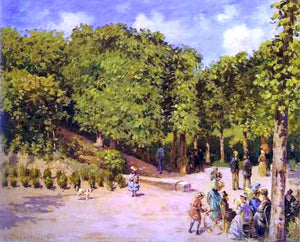  Camille Pissarro Town Garden in Pontoise - Art Print