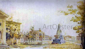  Fedor Yakovlevich Alekseev Town Square in Kherson - Art Print