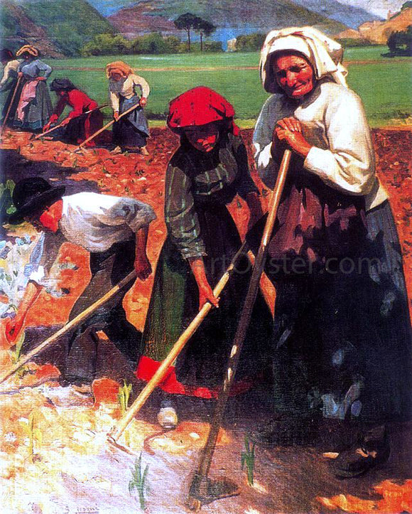  Ignacio Diaz Olano Trabajando en el Campo - Art Print