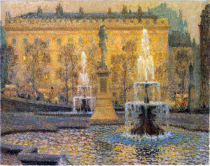  Henri Le Sidaner Trafalgar Square - Art Print