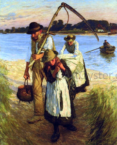  Henry Herbert La Thangue Traveling Harvesters - Art Print