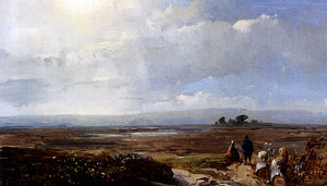  Andreas Schelfhout Travellers In An Extensive Landscape - Art Print