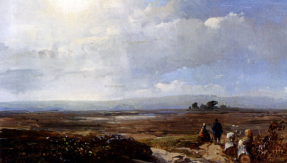  Andreas Schelfhout Travellers In An Extensive Landscape - Art Print