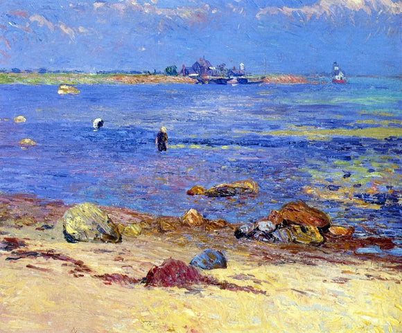  William James Glackens Treading Calms, Wickford - Art Print