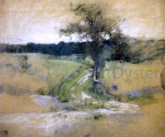  John Twachtman Tree by a Road - Art Print