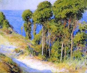  Joseph DeCamp Trees Along the Coast (also known as Road to the Sea) - Art Print