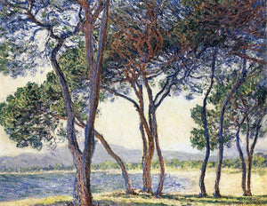  Claude Oscar Monet Trees by the Seashore at Antibes - Art Print