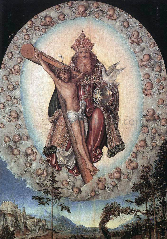  The Elder Lucas Cranach Trinity - Art Print