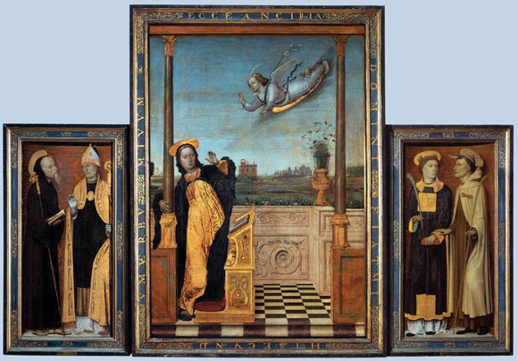  Carlo Braccesco Triptych - Art Print