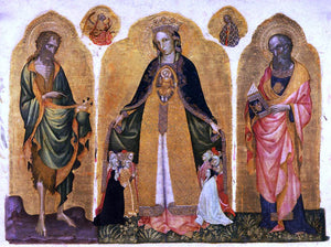  Jacobello Del Fiore Triptych of the Madonna della Misericordia - Art Print