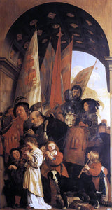  Salomon De Bray Triumphal Procession with Musicians - Art Print
