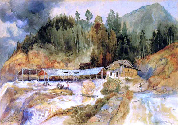  Thomas Moran Trojes Mine - Art Print