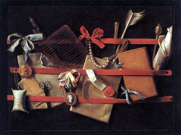  Samuel Van Hoogstraten Tromp-l'oeil Still-Life - Art Print