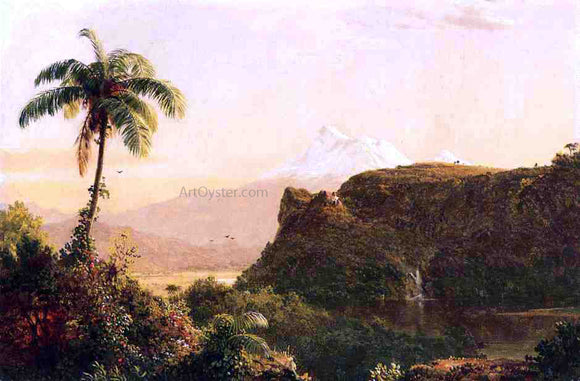  Frederic Edwin Church Tropical Landscape - Art Print