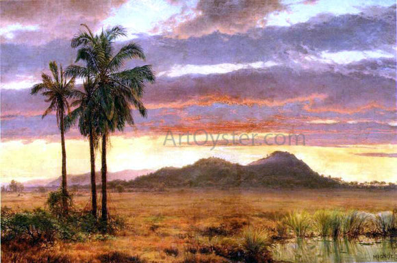  Louis Remy Mignot Tropical Landscape - Art Print