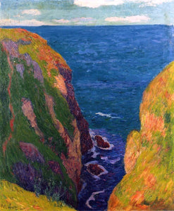  Henri Moret Trou de l'Enfer at Groix - Art Print