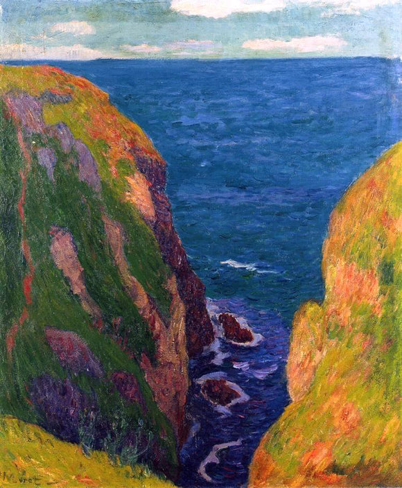  Henri Moret Trou de l'Enfer at Groix - Art Print