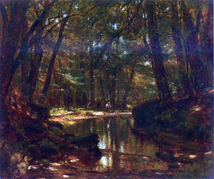  Thomas Worthington Whittredge Trout Stream - Art Print