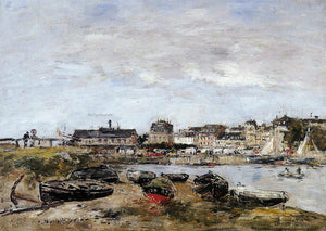  Eugene-Louis Boudin Trouville, View from Deauville, a Day in March - Art Print
