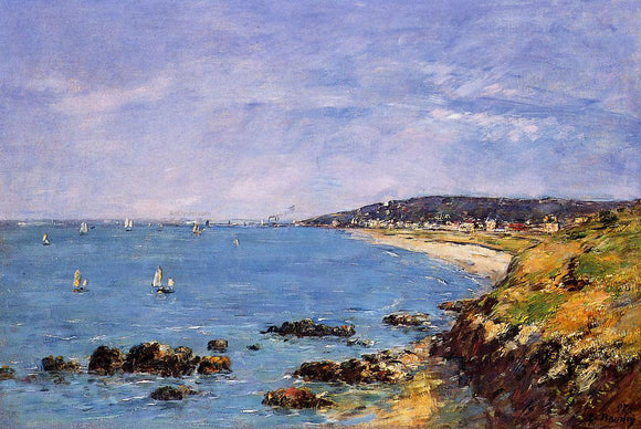  Eugene-Louis Boudin Trouville, View from the Heights - Art Print