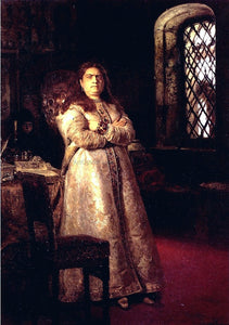 Ilia Efimovich Repin Tsarevna Sophia Alexeevna in the Novodevitchy Convent. - Art Print