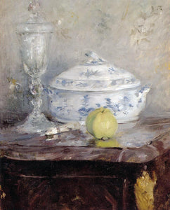  Berthe Morisot Tureen and Apple - Art Print