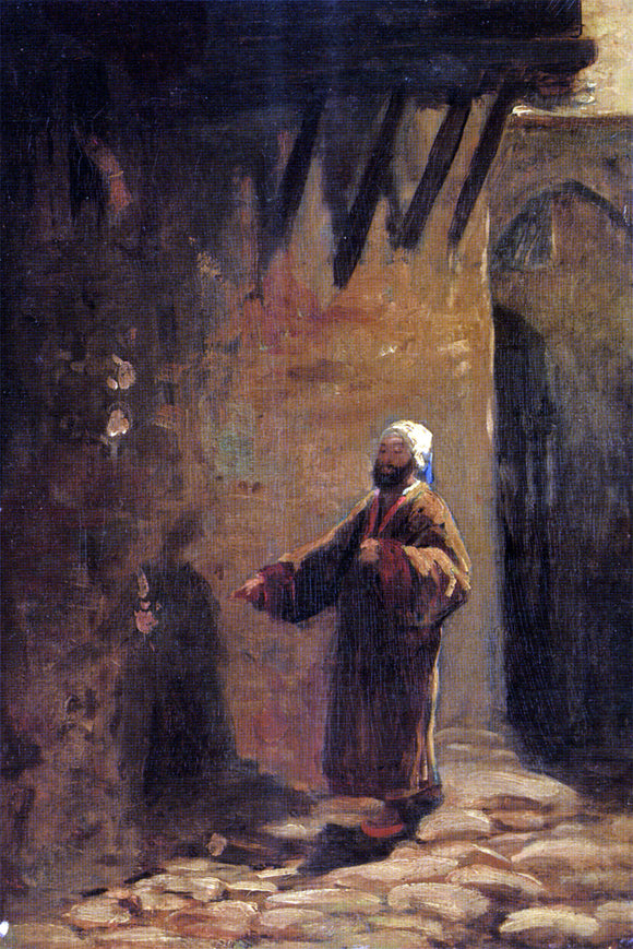  Carl Spitzweg Turke in Enger Gasse - Art Print