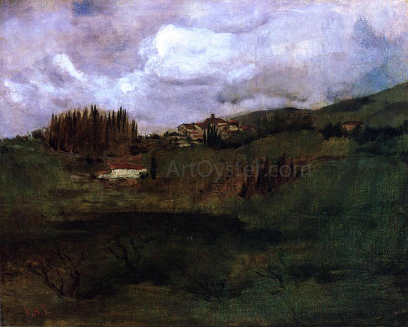  John Twachtman Tuscan Landscape - Art Print