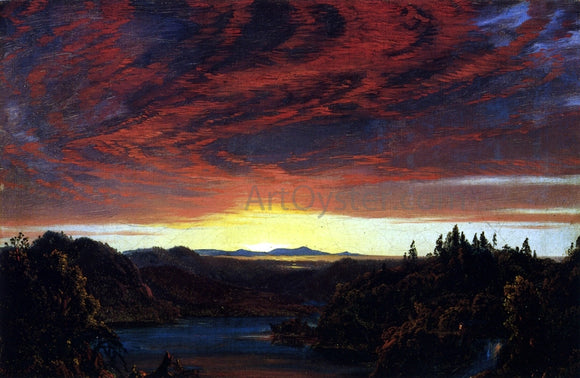  Frederic Edwin Church Twilight, a Sketch - Art Print