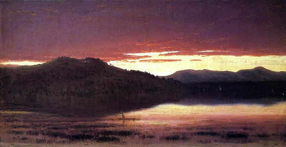  Sanford Robinson Gifford Twilight - Art Print