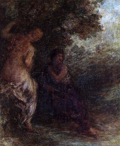  Henri Fantin-Latour Two Bathers (also known as The Surprise) - Art Print