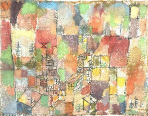  Paul Klee Two Country Houses - Art Print