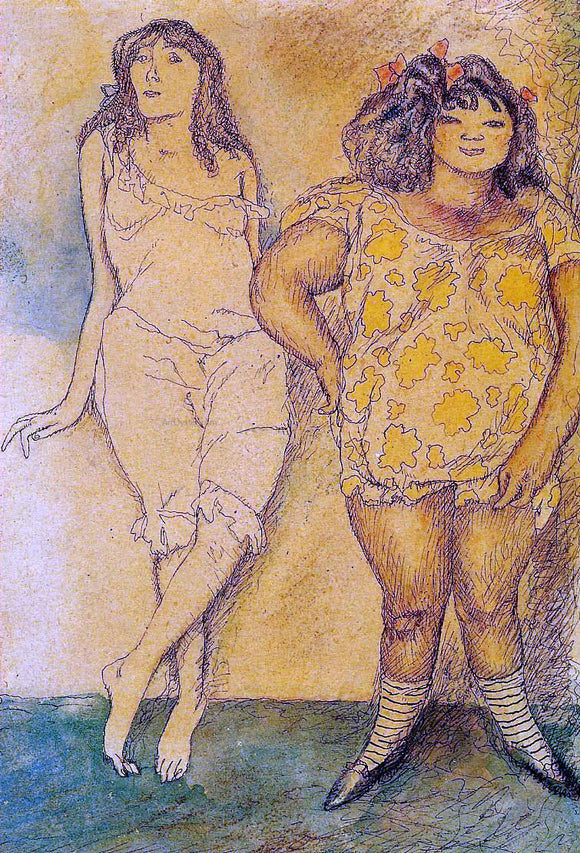  Jules Pascin Two Girls - Art Print