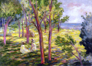  Henri Lebasque Two Girls in a Landscape - Art Print