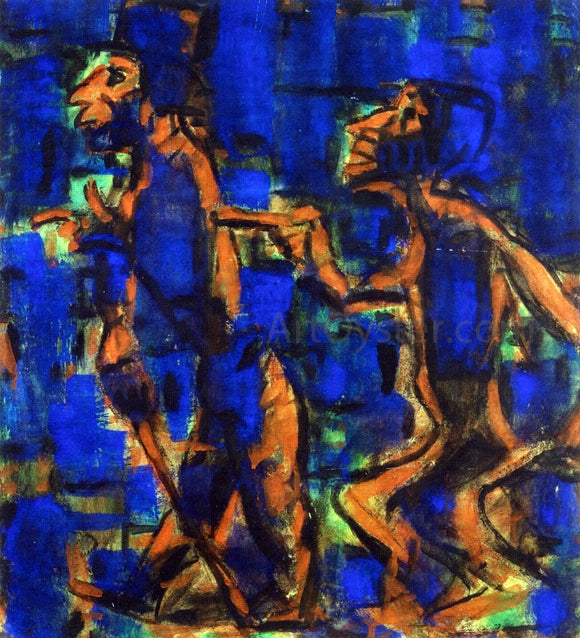  Christian Rohlfs Two Gypsies - Art Print