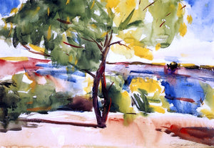  Charles Webster Hawthorne Two Mesquite Trees - Art Print