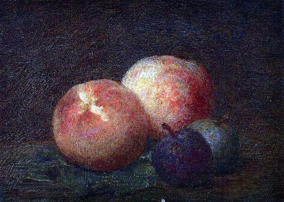  Henri Fantin-Latour Two Peaches and Two Plums - Art Print