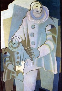  Juan Gris Two Pierrots - Art Print