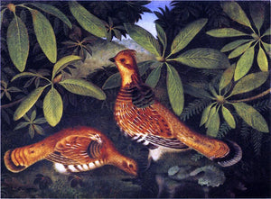  Rubens Peale Two Ruffed Grouse - Art Print