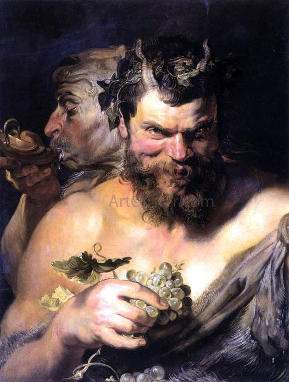  Peter Paul Rubens Two Satyrs - Art Print