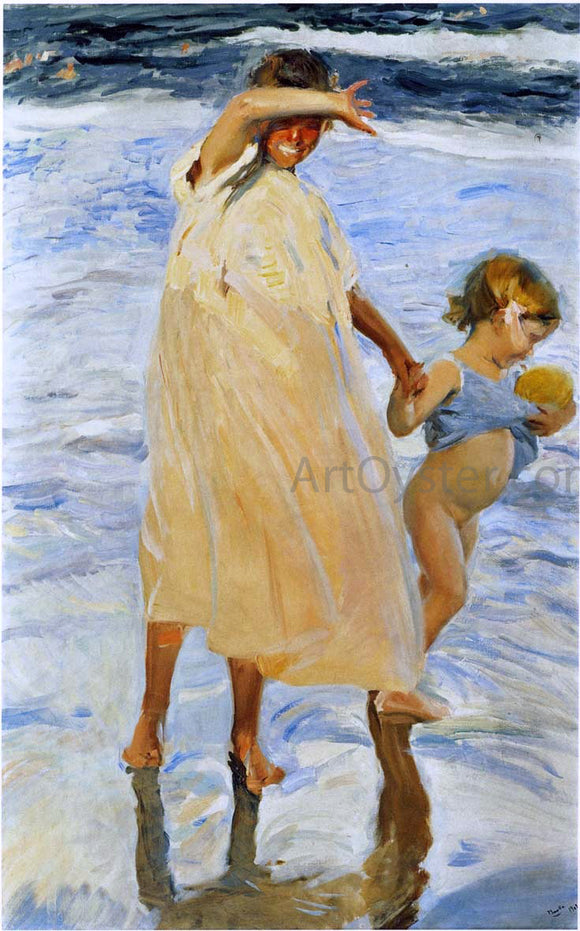  Joaquin Sorolla Y Bastida Two Sisters - Art Print