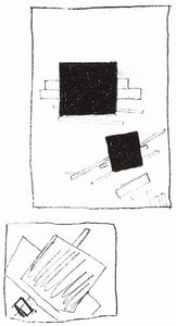  Kazimir Malevich Two Squares - Art Print