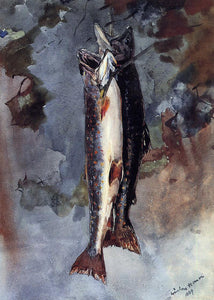  Winslow Homer Two Trout - Art Print