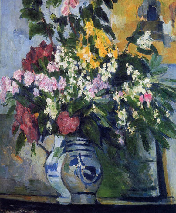  Paul Cezanne Two Vases of Flowers - Art Print