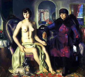  George Wesley Bellows Two Women (also known as Sacred and Profane Love) - Art Print