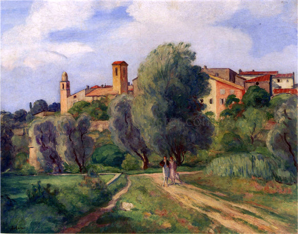  Henri Lebasque Two Women Taking a Walk - Art Print