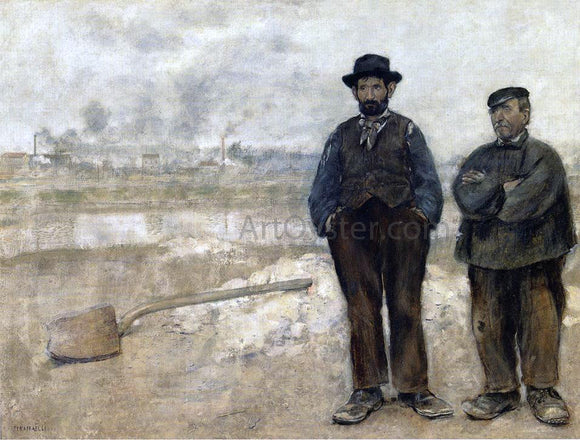  Jean-Francois Raffaelli Two Workmen - Art Print