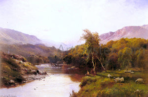  Senior Alfred De Breanski Tyn-Y-Groes, The Golden Valley - Art Print