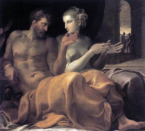  Francesco Primaticcio Ulysses and Penelope - Art Print