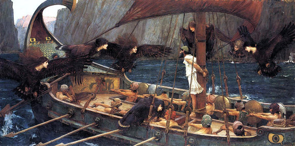  John William Waterhouse Ulysses and the Sirens - Art Print